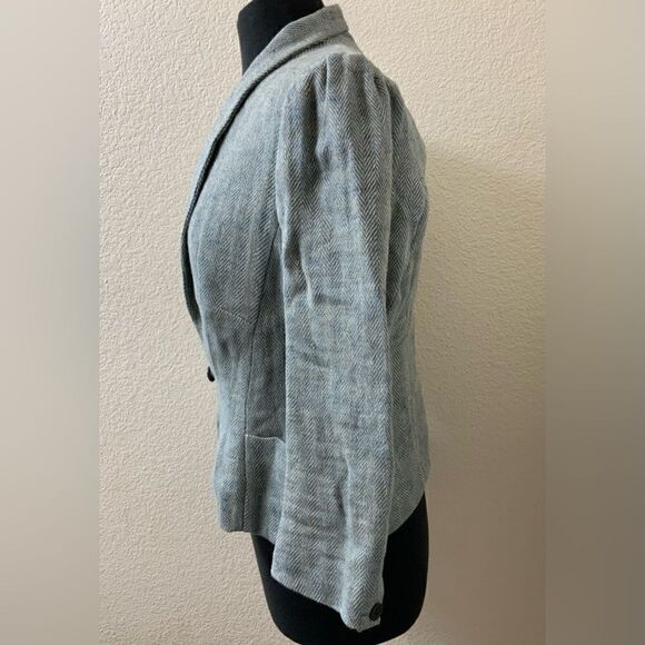 Isabel Marant Blue Suit Jacket | Womens size uk 3 USA 6 - Picture 5 of 10